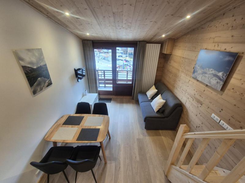 Skiverleih Mezzanin-Studio für 4 Personen (100) - Résidence Curling B Tour - Tignes - Wohnzimmer