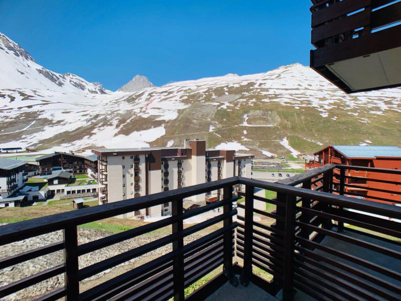 Location au ski Studio 3 personnes (B2-31) - Résidence Curling B1-B2 - Tignes - Terrasse