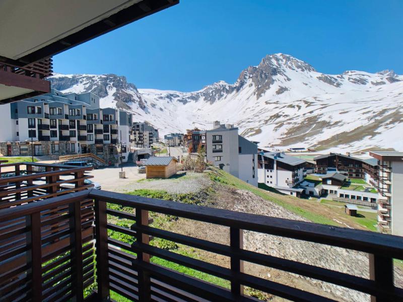 Location au ski Studio 3 personnes (B2-31) - Résidence Curling B1-B2 - Tignes - Terrasse