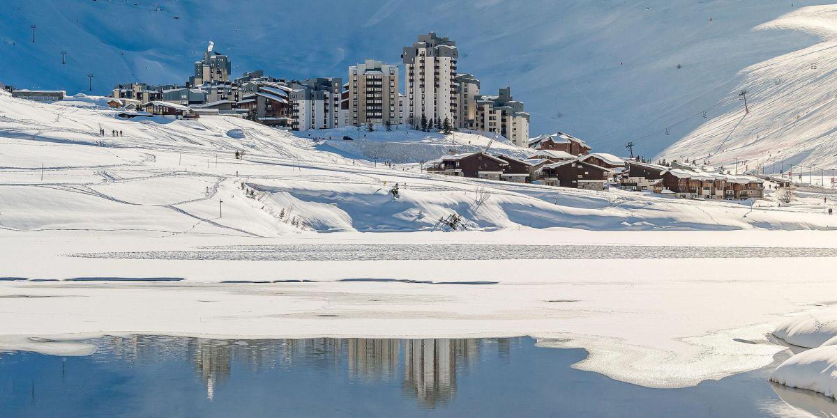 Location au ski Résidence Grand Tichot B - Tignes - Extérieur hiver