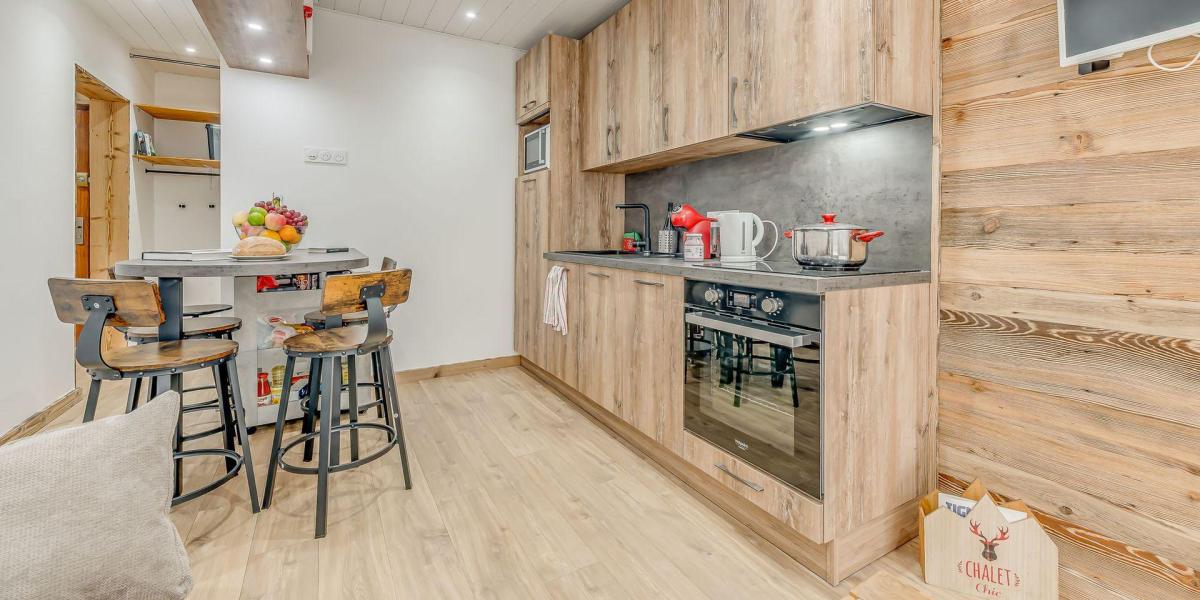 Location au ski Appartement 2 pièces 4 personnes (5P) - Résidence Hameau de Tovière - Tignes - Kitchenette