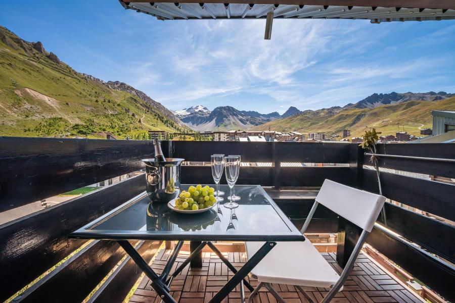 Skiverleih Résidence Hameau de Tovière - Tignes - Terrasse