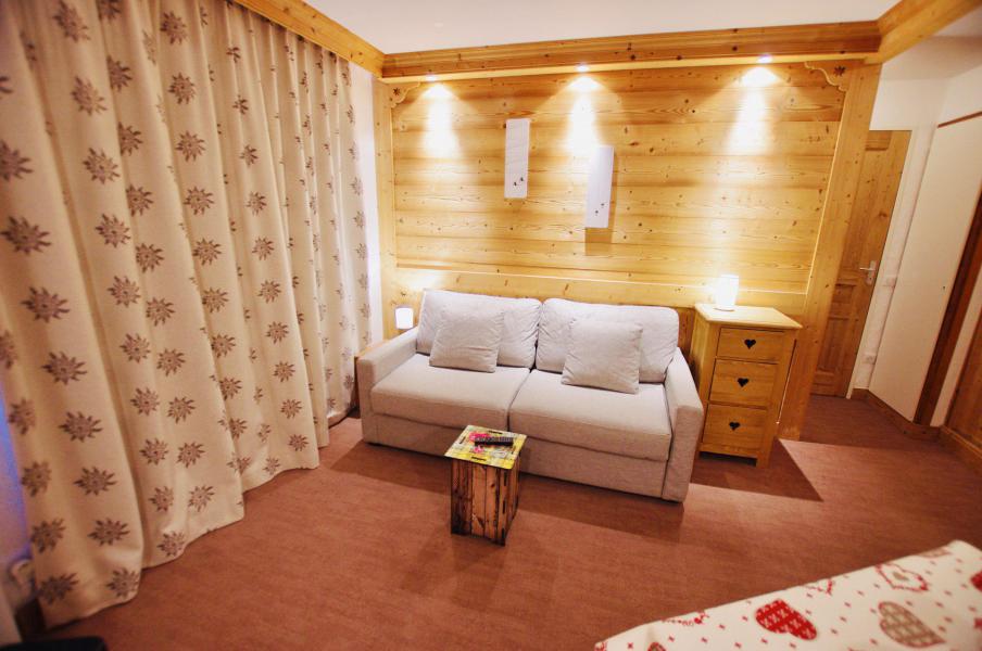 Ski verhuur Appartement 2 kamers 4 personen (1215) - Résidence Hameau du Borsat - Tignes - Woonkamer