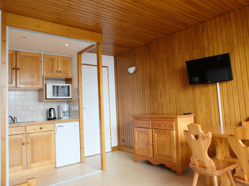 Ski verhuur Studio cabine 4 personen (2C) - Résidence Hauts Lieux - Tignes - Woonkamer