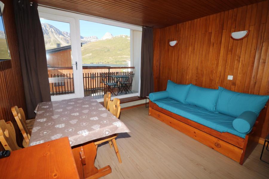 Ski verhuur Studio cabine 4 personen (2C) - Résidence Hauts Lieux - Tignes - Woonkamer