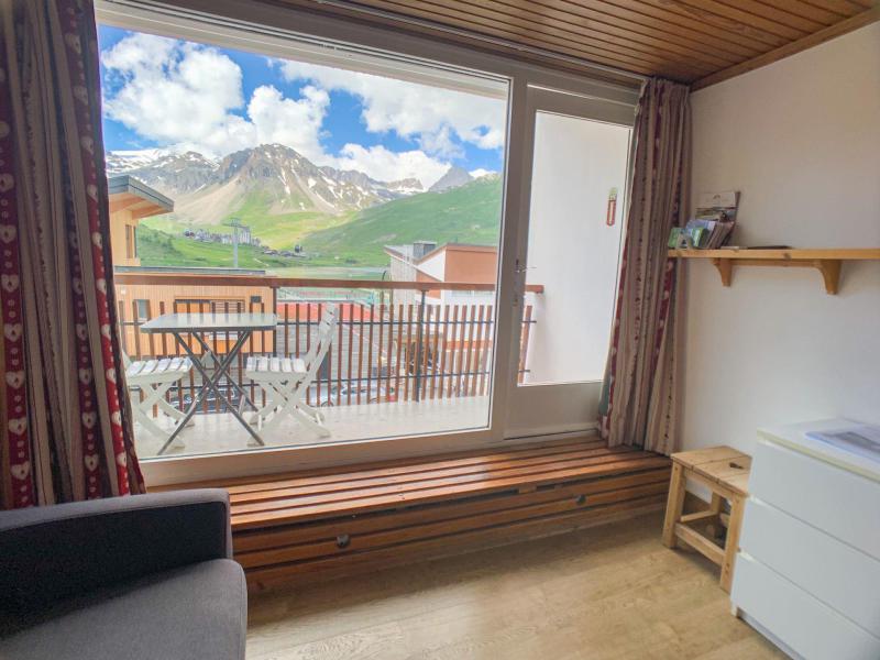 Ski verhuur Studio cabine 4 personen (2G) - Résidence Hauts Lieux - Tignes - Woonkamer