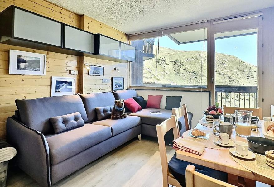 Аренда на лыжном курорте Квартира студия со спальней для 4 чел. (164) - Résidence Home Club - Tignes - Салон