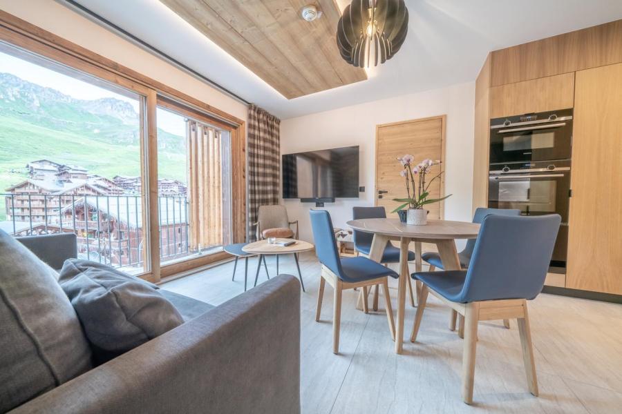 Skiverleih 2 Zimmer Appartement für 2-4 Personen (42) - Résidence Hôtelière Denali - Tignes - Wohnzimmer