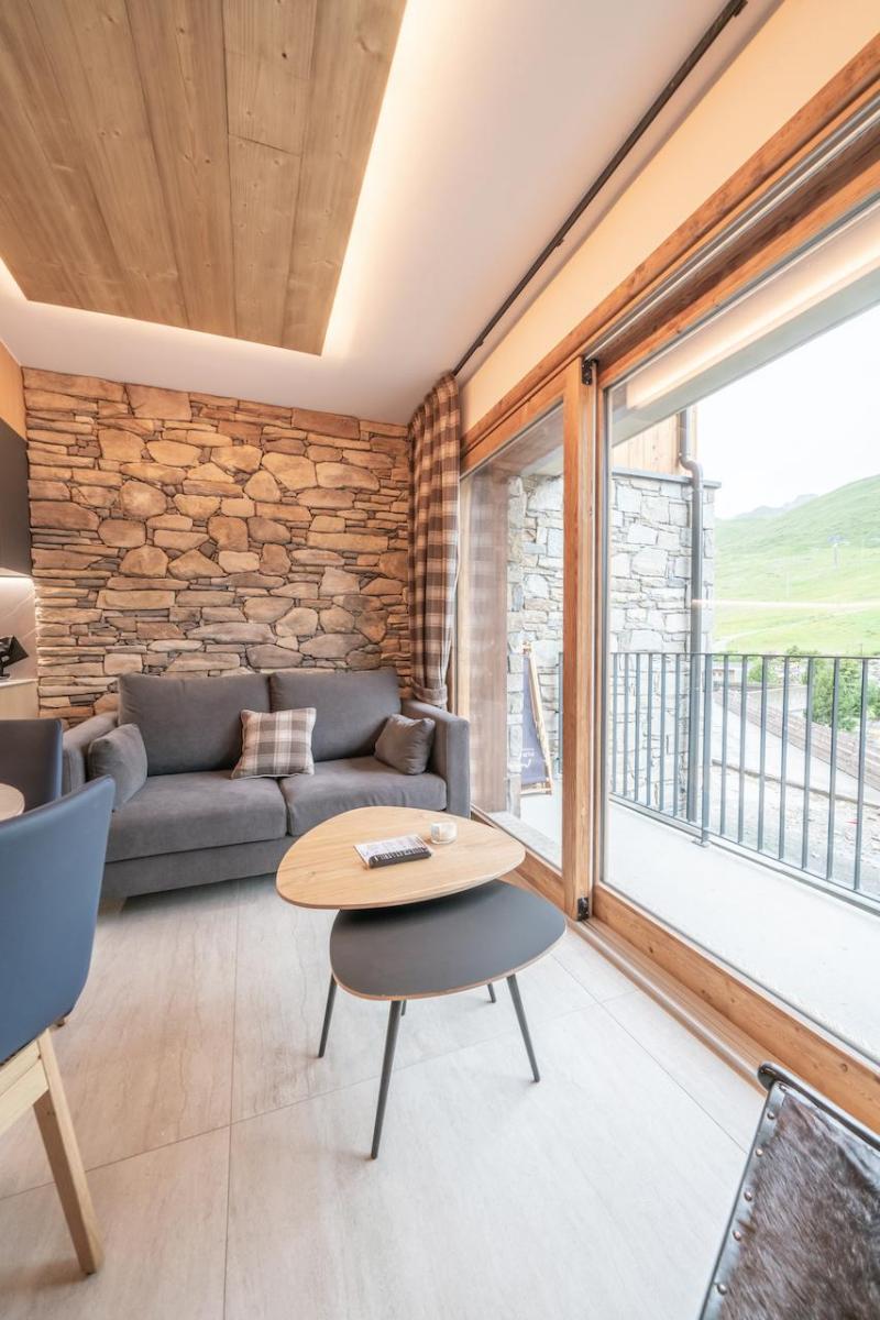 Skiverleih 3-Zimmer-Appartment für 5 Personen (32) - Résidence Hôtelière Denali - Tignes - Wohnzimmer