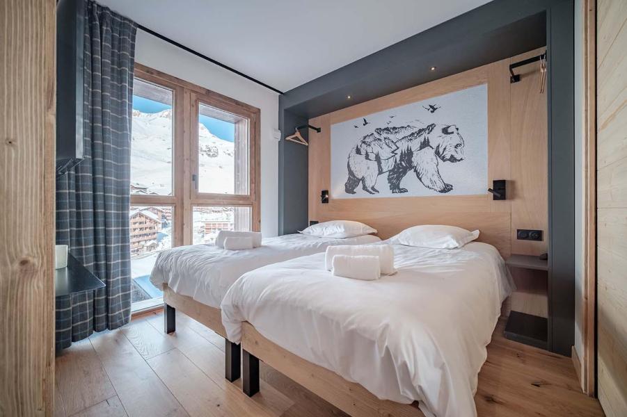 Rent in ski resort 4 room apartment sleeping corner 8 people (81m²) - Résidence Hôtelière Denali - Tignes - Bedroom