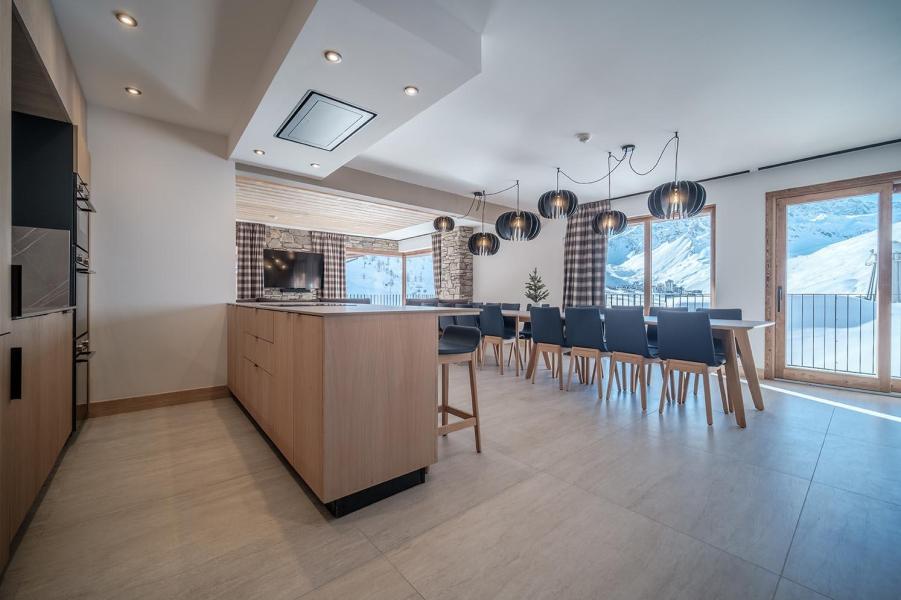 Alquiler al esquí Apartamento dúplex 8 piezas 16 personas (83) - Résidence Hôtelière Denali - Tignes - Cocina