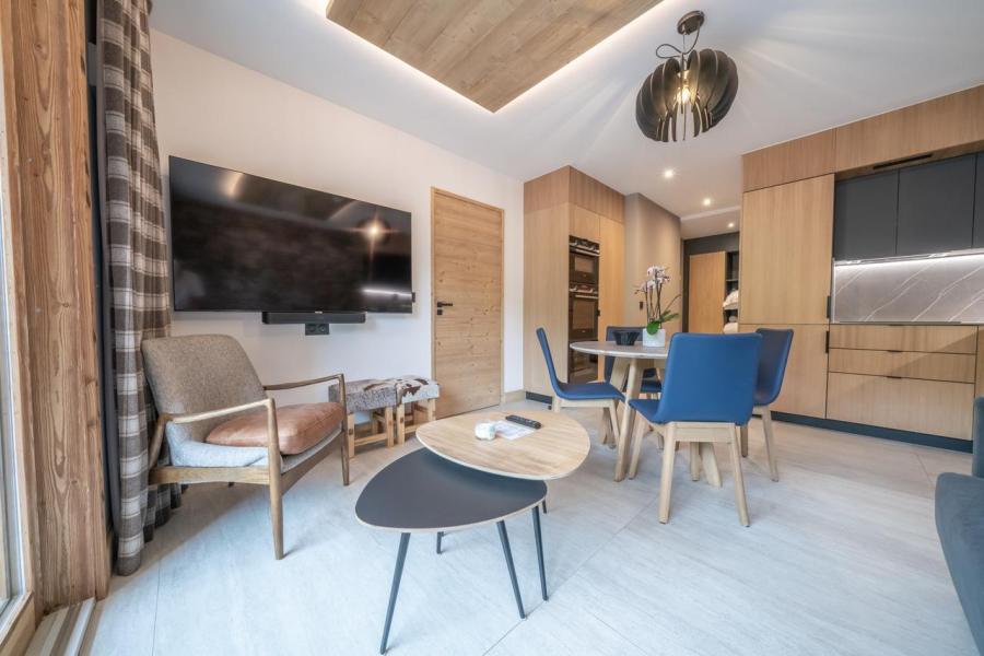 Ski verhuur Appartement 2 kamers 2-4 personen (42) - Résidence Hôtelière Denali - Tignes - Woonkamer