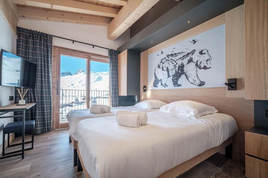 Ski verhuur Appartement duplex 8 kamers 16 personen (83) - Résidence Hôtelière Denali - Tignes - Kamer