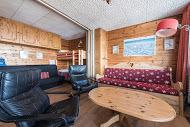 Rent in ski resort Studio cabin 4 people (46) - Résidence la Grande Balme 1 - Tignes - Living room