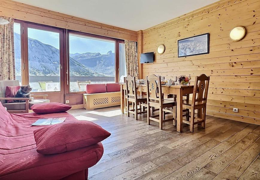 Ski verhuur Appartement 3 kamers 8 personen (133) - Résidence le Bec Rouge - Tignes - Woonkamer