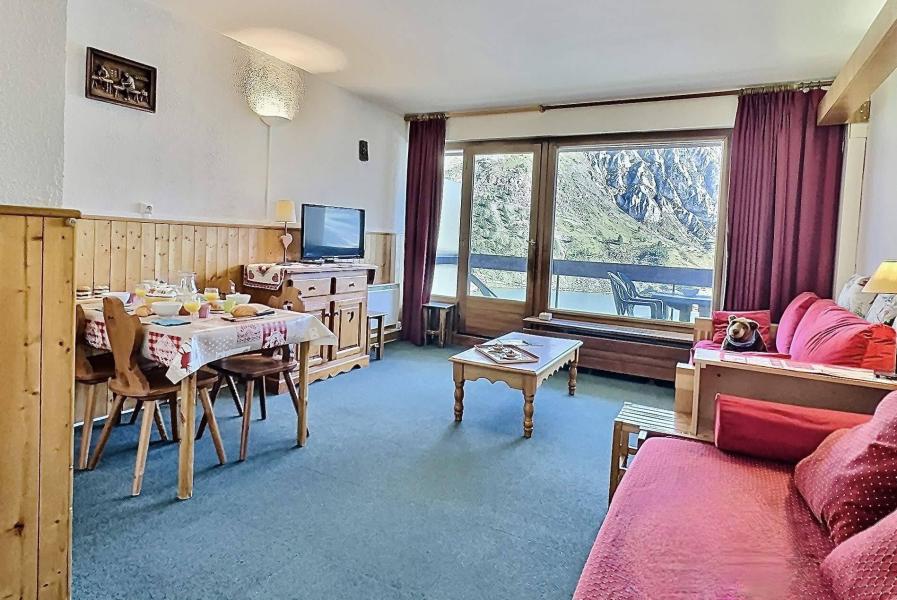 Rent in ski resort Studio 4 people (272) - Résidence le Bec Rouge - Tignes - Living room