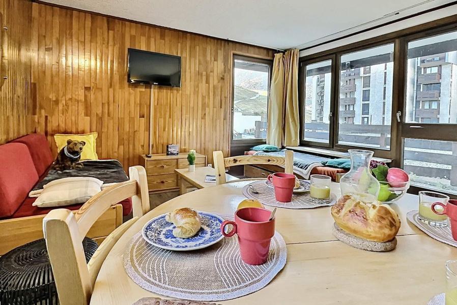 Location au ski Appartement 2 pièces coin montagne 5 personnes (01) - Résidence le Grand Tichot B - Tignes - Séjour