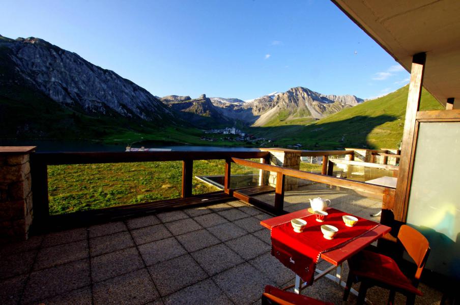 Wynajem na narty Apartament 2 pokojowy 6 osób (05CL) - Résidence le Lac - Tignes - Taras