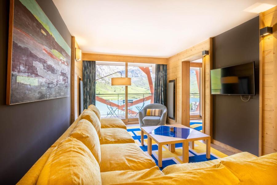 Аренда на лыжном курорте Апартаменты 5 комнат 7 чел. (Les Alpilles) - Résidence le Phoenix - Tignes - Салон
