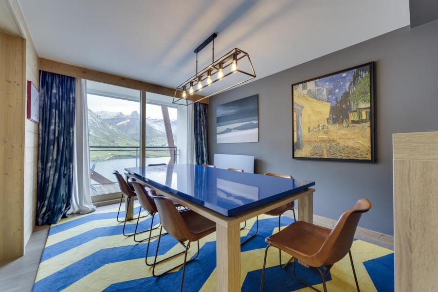 Rent in ski resort 5 room apartment 7 people (Les Alpilles) - Résidence le Phoenix - Tignes - Living room