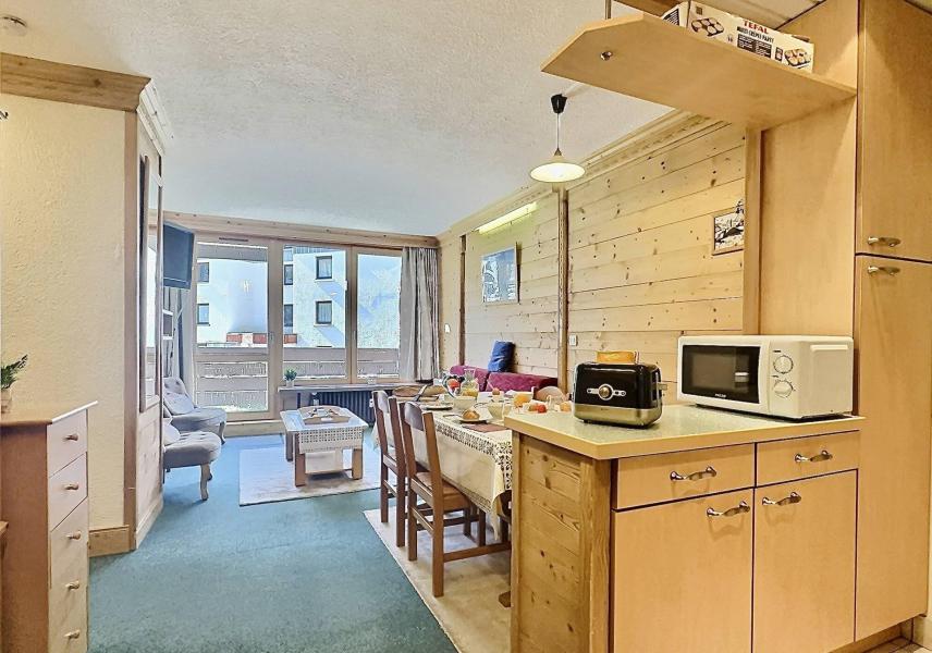 Skiverleih 2-Zimmer-Appartment für 6 Personen (025) - Résidence le Pramecou - Tignes - Wohnzimmer