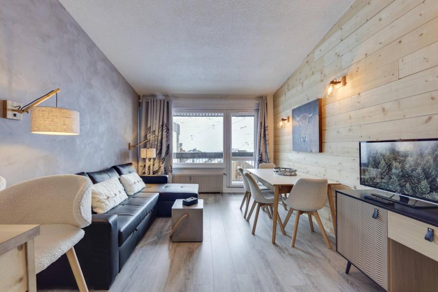 Rent in ski resort 2 room apartment sleeping corner 4 people (506) - Résidence le Schuss - Tignes - Living room