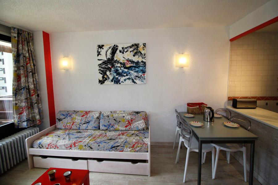 Ski verhuur Studio bergnis 4 personen (205CL) - Résidence le Slalom - Tignes - Woonkamer