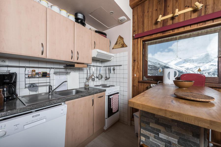 Alquiler al esquí Apartamento cabina 2 piezas para 6 personas (408) - Résidence Les Chaudes Almes - Tignes - Cocina
