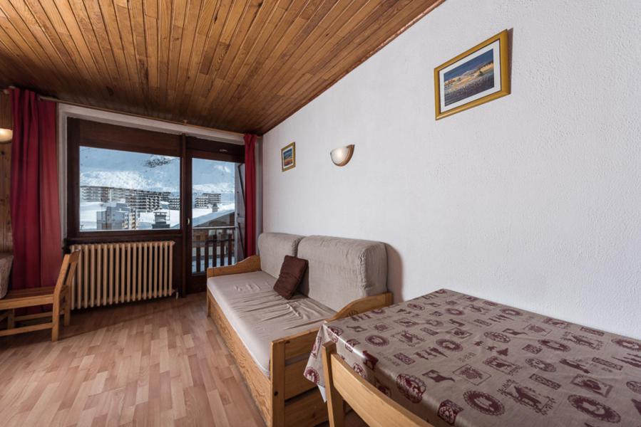 Ski verhuur Appartement 3 kamers 8 personen (108) - Résidence Les Chaudes Almes - Tignes - Woonkamer