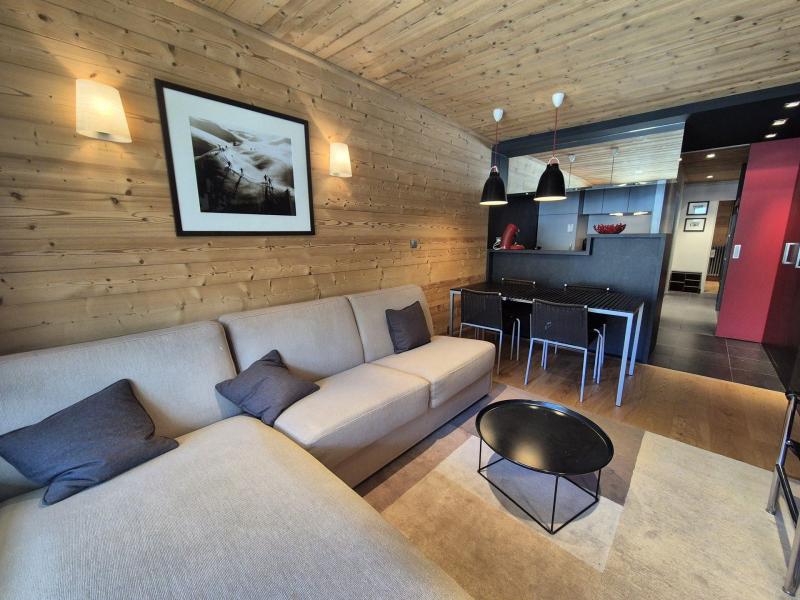 Rent in ski resort 2 room apartment sleeping corner 4 people (33) - Résidence les Hauts du Val Claret B2 - Tignes - Living room