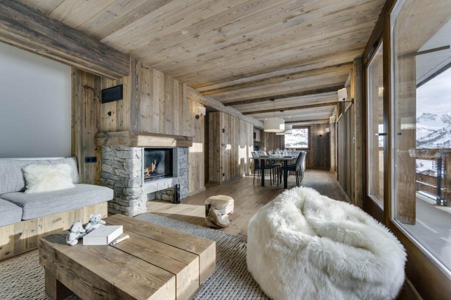 Skiverleih 5-Zimmer-Appartment für 8 Personen (3) - Résidence les Martins - Tignes - Wohnzimmer