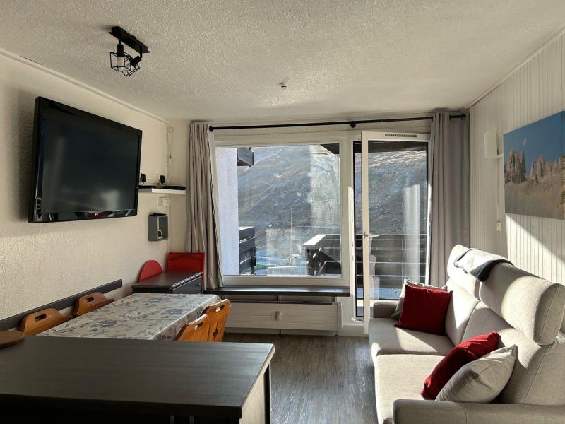 Ski verhuur Studio bergnis 4 personen (85) - Résidence les Moutières B1 - Tignes - Woonkamer