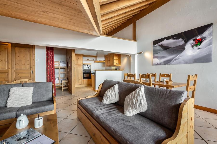 Rent in ski resort 2 room apartment sleeping corner 6 people (7) - Résidence Les Suites du Val Claret - Tignes - Living room