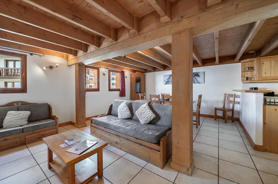 Skiverleih 2-Zimmer-Maisonettewohnung für 6 Personen (1) - Résidence Les Suites du Val Claret - Tignes - Wohnzimmer