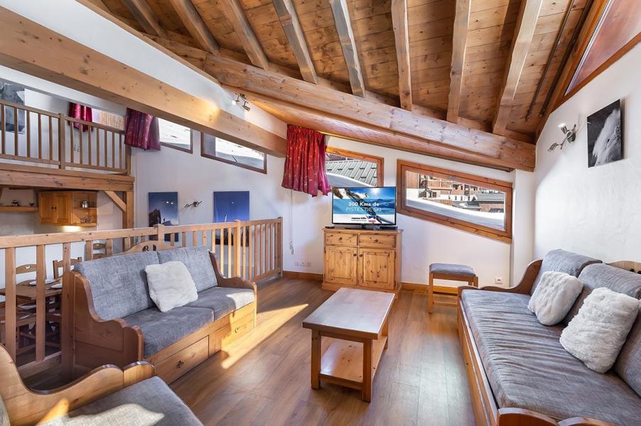 Rent in ski resort 3 room duplex apartment 8 people (3) - Résidence Les Suites du Val Claret - Tignes - Living room