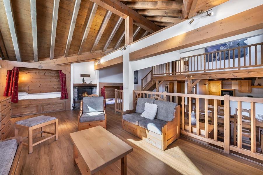 Rent in ski resort 3 room duplex apartment 8 people (3) - Résidence Les Suites du Val Claret - Tignes - Living room