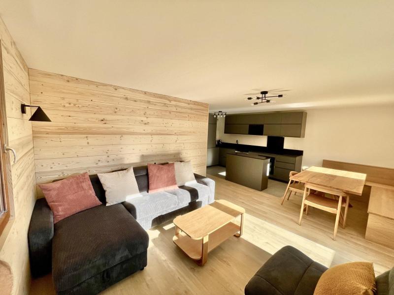 Skiverleih 3-Zimmer-Appartment für 5 Personen (03) - Résidence Maison Neuve - Tignes - Wohnzimmer