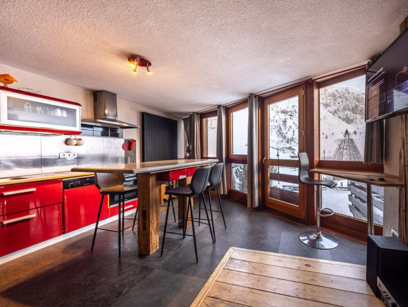 Ski verhuur Appartement 2 kabine kamers 6 personen (108) - Résidence Palafour - Tignes - Woonkamer