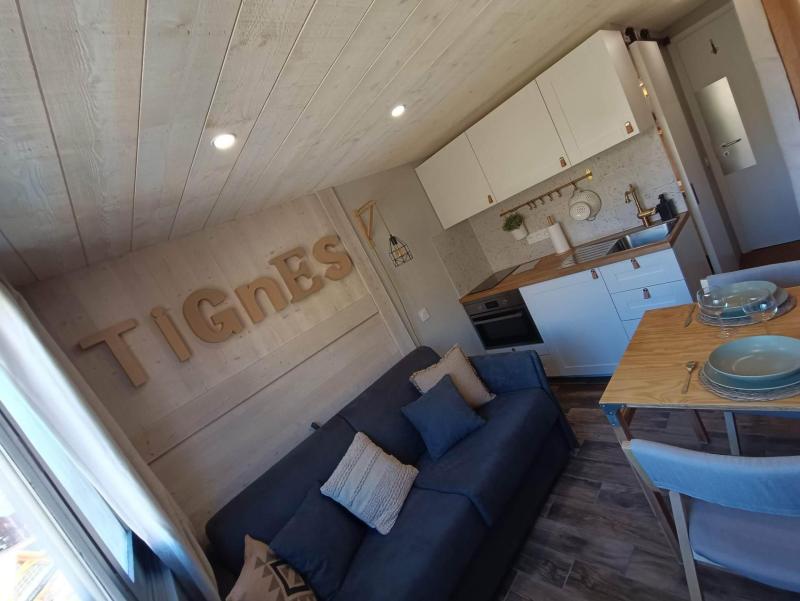 Rent in ski resort Studio 2 people (1109) - Résidence Palafour - Tignes - Living room