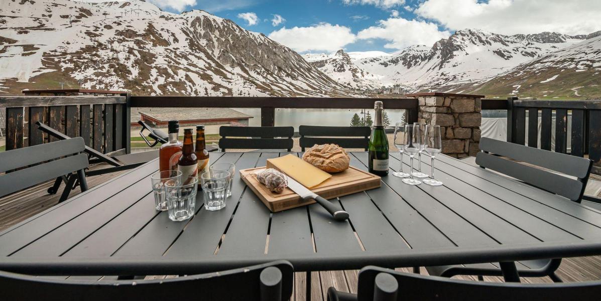 Rent in ski resort 2 room apartment cabin 5 people (103P) - Résidence Phoenix - Tignes - Terrace