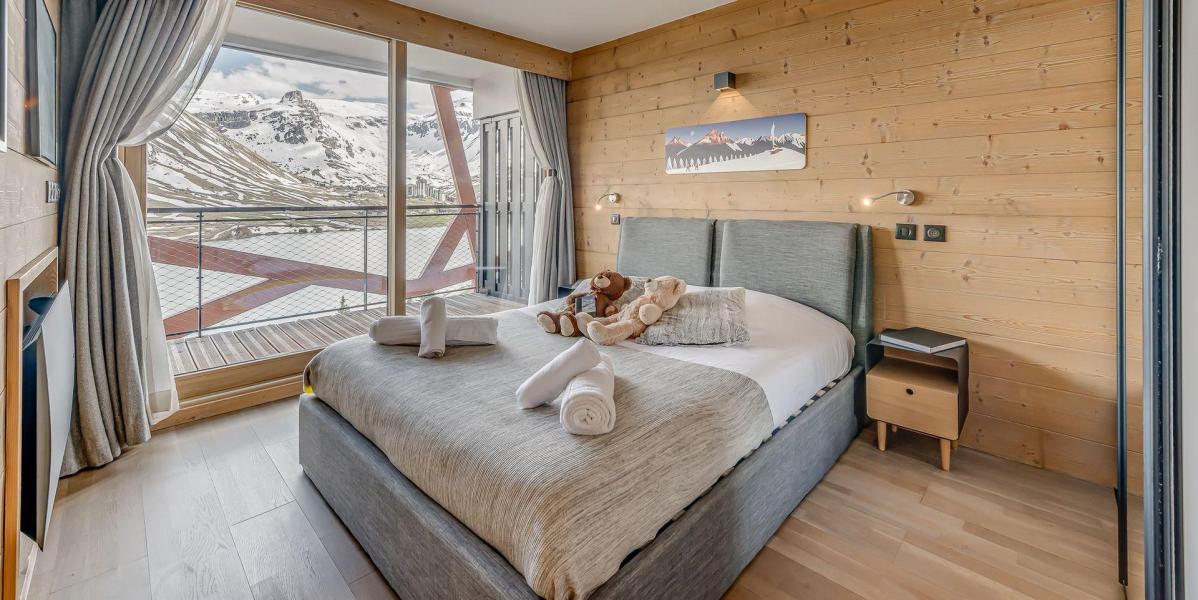 Skiverleih 3-Zimmer-Holzhütte für 6 Personen (602P) - Résidence Phoenix - Tignes - Schlafzimmer