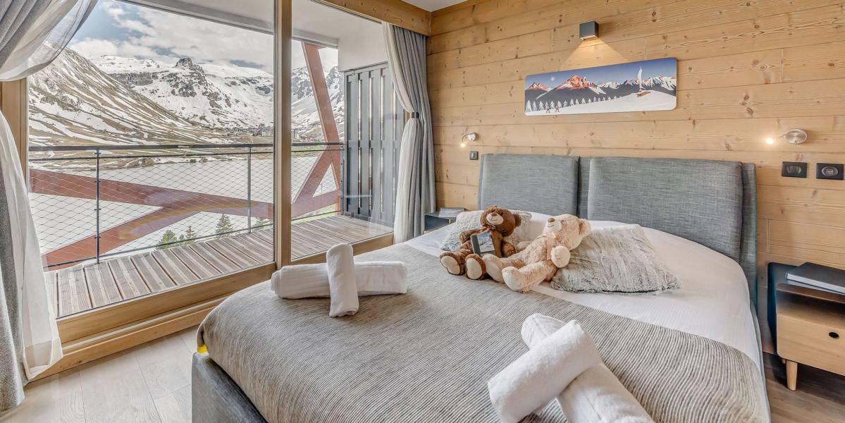 Skiverleih 3-Zimmer-Holzhütte für 6 Personen (602P) - Résidence Phoenix - Tignes - Schlafzimmer