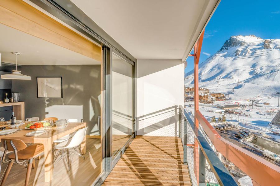 Rent in ski resort 4 room apartment sleeping corner 8 people (504P) - Résidence Phoenix - Tignes - Balcony