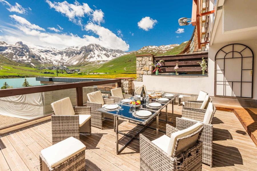 Rent in ski resort 5 room apartment 8 people (101P) - Résidence Phoenix - Tignes - Balcony