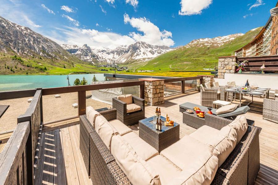 Rent in ski resort 5 room apartment 8 people (101P) - Résidence Phoenix - Tignes - Balcony