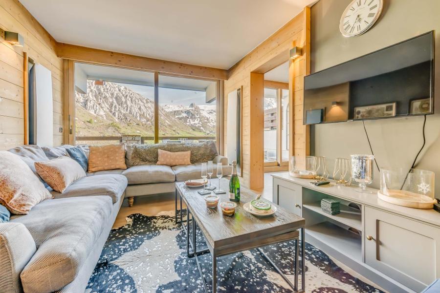 Rent in ski resort 5 room apartment 8 people (101P) - Résidence Phoenix - Tignes - Living room