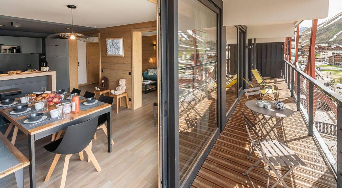 Rent in ski resort 5 room apartment 8 people (301P) - Résidence Phoenix - Tignes - Balcony