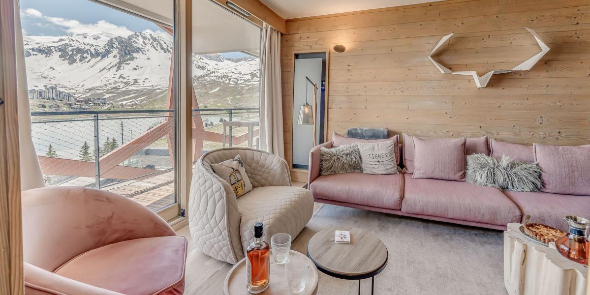 Rent in ski resort 5 room apartment 9 people (403P) - Résidence Phoenix - Tignes - Living room