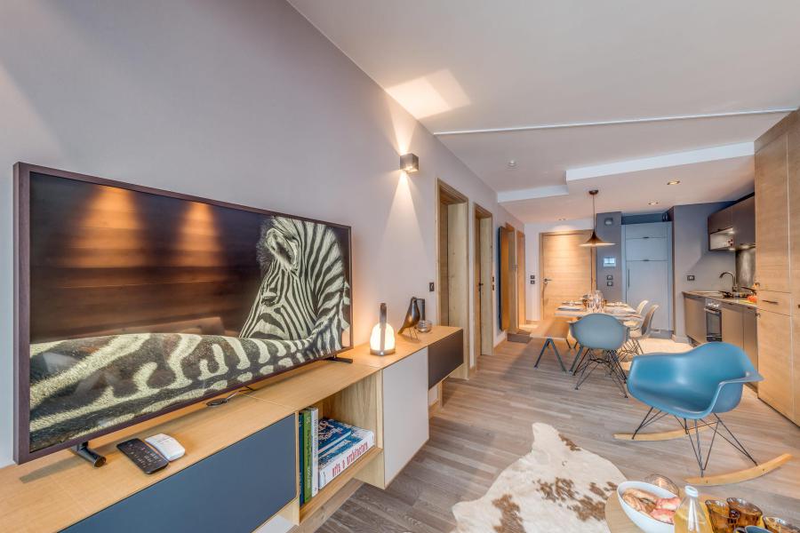 Ski verhuur Appartement 2 kabine kamers 6 personen (702P) - Résidence Phoenix - Tignes - Woonkamer