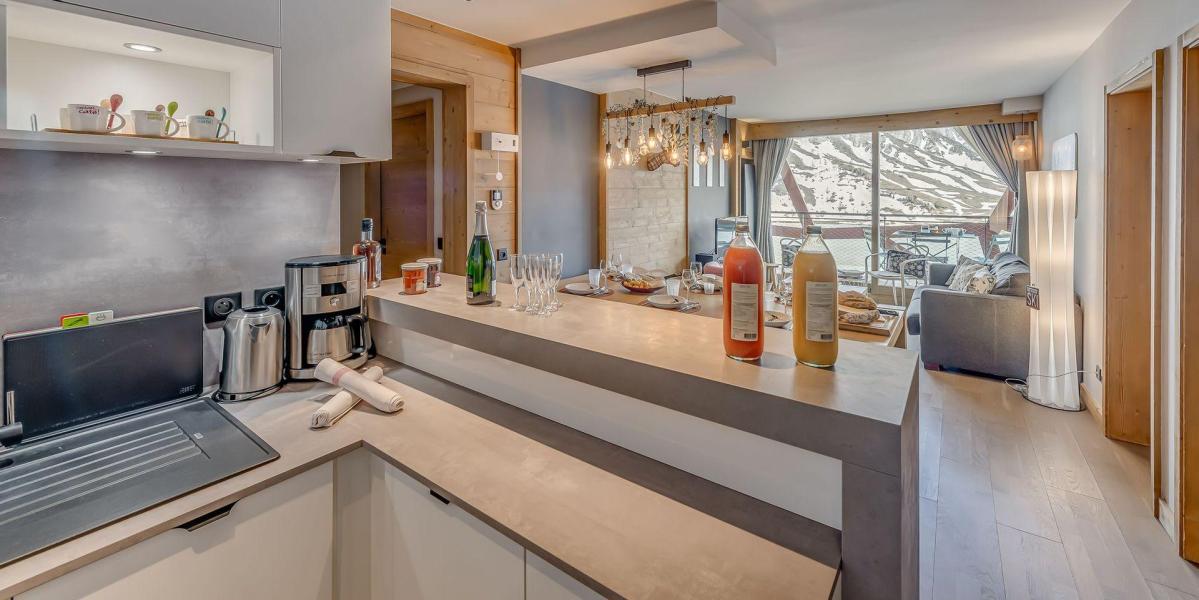 Ski verhuur Appartement 3 kabine kamers 6 personen (602P) - Résidence Phoenix - Tignes - Keuken